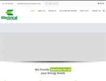 Tablet Screenshot of electricalcontrolsystem.com